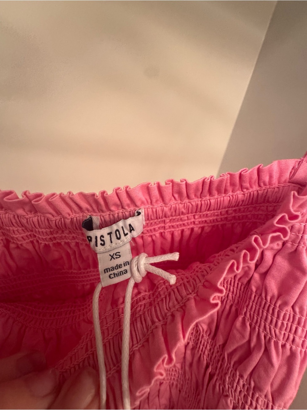 pistola Pink Smocked Waist Maxi Skirt - Picture 2 of 6